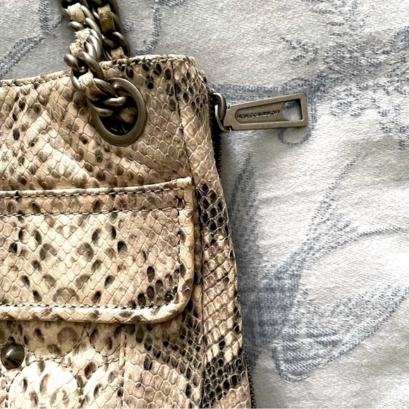 Rebecca Minkoff | Snakeskin Swing Shoulder / Crossbody Bag - Picture 3 of 10